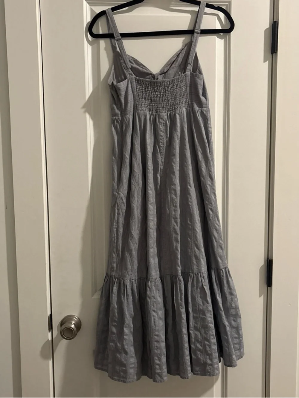 Gentle Fawn Shae Front Twist Maxi Dress Gray size XS - Picture 6 of 8